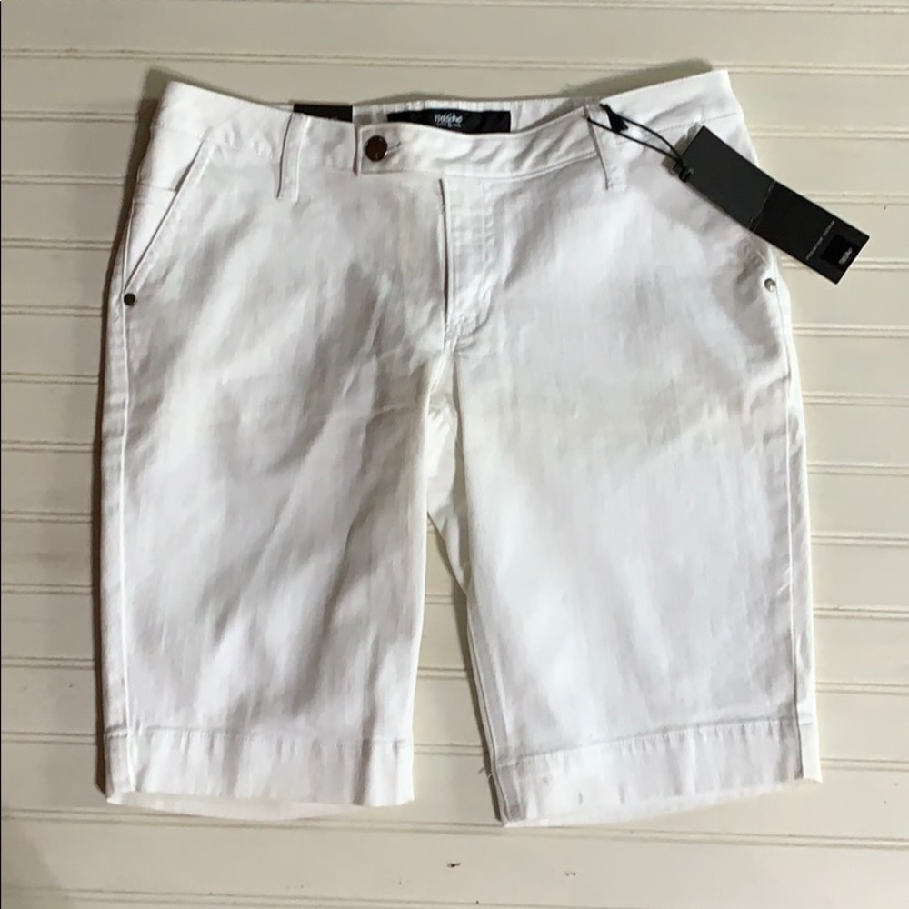 Mossimo White Denim Shorts NWT